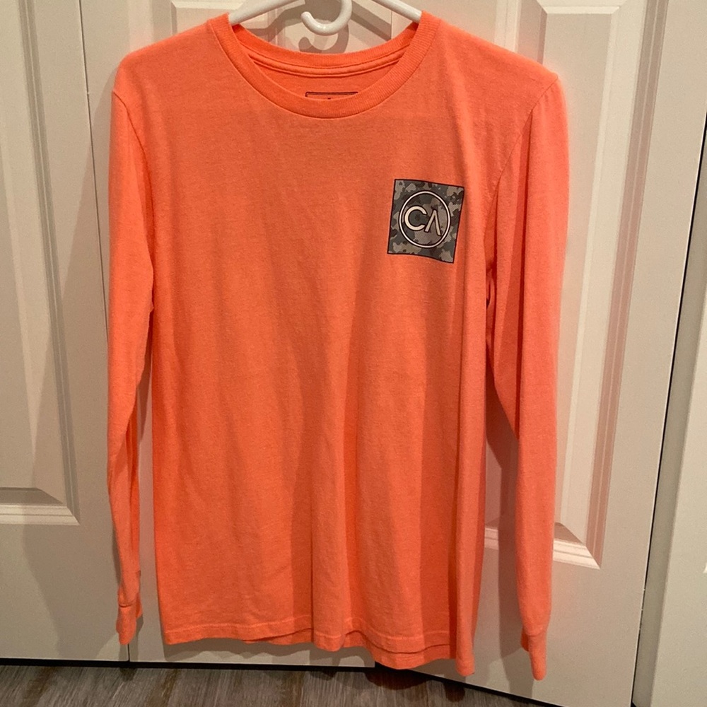 Urban Pipeline Bright Orange Long sleeve with graphic on back